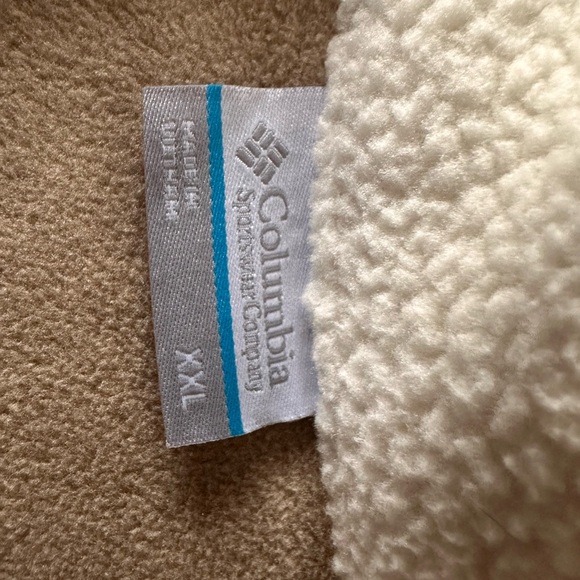 Columbia Cream and Tan Utility Jacket - Picture 3 of 3